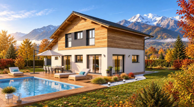 Vivez au cœur de Sallanches avec le Mont-Blanc en toile de fond ! 105m² - 637000€ - 1