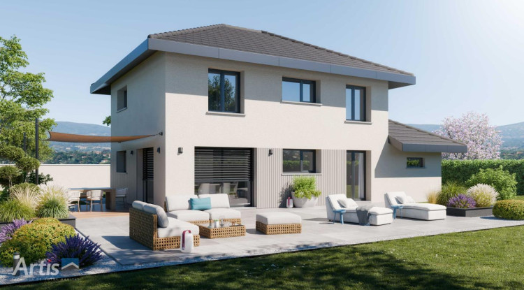Construire sa maison de 130m² avec garage accolé entre lacs et montagnes 126m² - 649000€ - 3