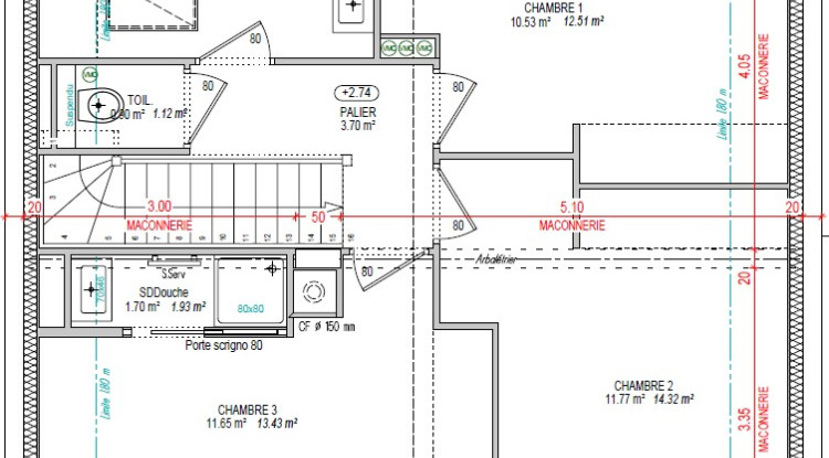 Superbe projet avec PC déposé au centre de Faucigny 110m² - 591830€ - 4
